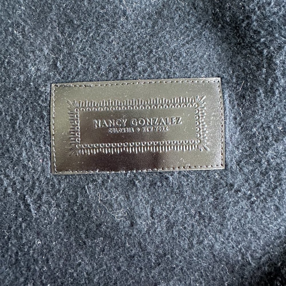 Nancy Gonzalez Gold Python Clutch - image 8